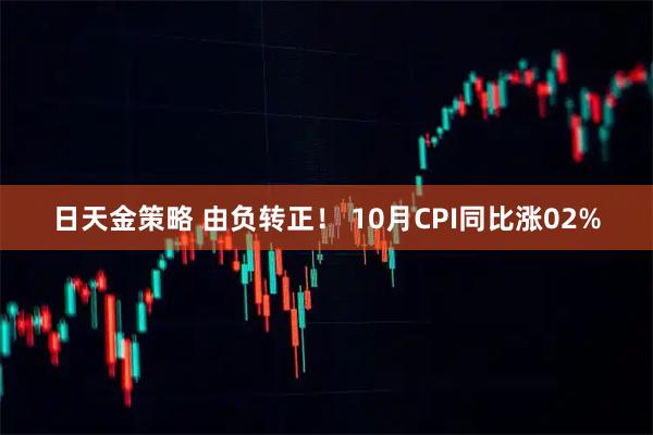 日天金策略 由负转正！ 10月CPI同比涨02%